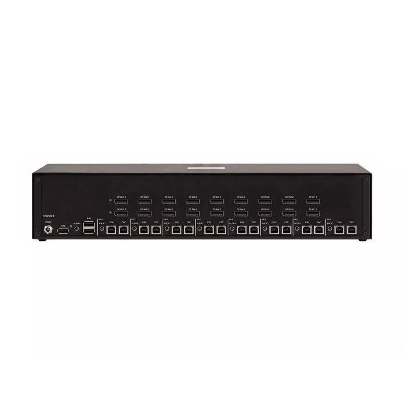 StarTech.com Secure conmutador KVM de 8 puertos - 8 x KVM - montaje en rack