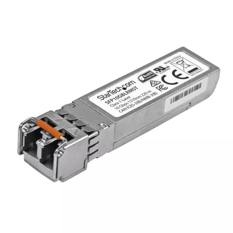 StarTech.com SFP-10GBASE-LRM-ST módulo transceptor SFP+, 10GBase-LRM, compatible con Cisco, fibra óptica, 1310nm, LC multimodo, DDM