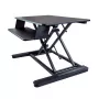 StarTech.com Convertidor de escritorio sentado-de pie con bandeja para teclado - superficie 89 x 53 cm - soporte ergonómico ajustable en altura - compatible con 2 monitores - premontado - negro - 30