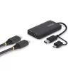 StarTech.com 107B-USB-HDMI-2 adaptador de USB 3.0 a doble HDMI, USB-A/USB-C, 1x 4K30 + 1x 1080p