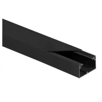 STASIŃSKI CLS 40x25 set de canaleta eléctrica negra 2m (pack de 10)