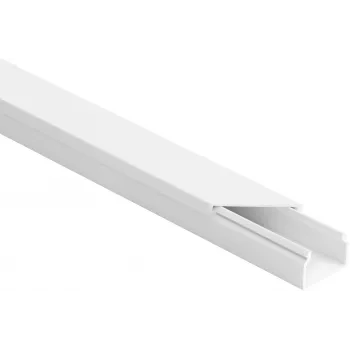 STASIŃSKI LS 25x18 Set de canaleta blanca para instalación eléctrica 2m (pack de 10)