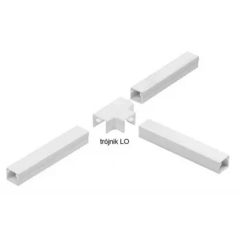 STASIŃSKI SP. Z O.O. LO 20x14 Conector en T blanco para canaleta de cables