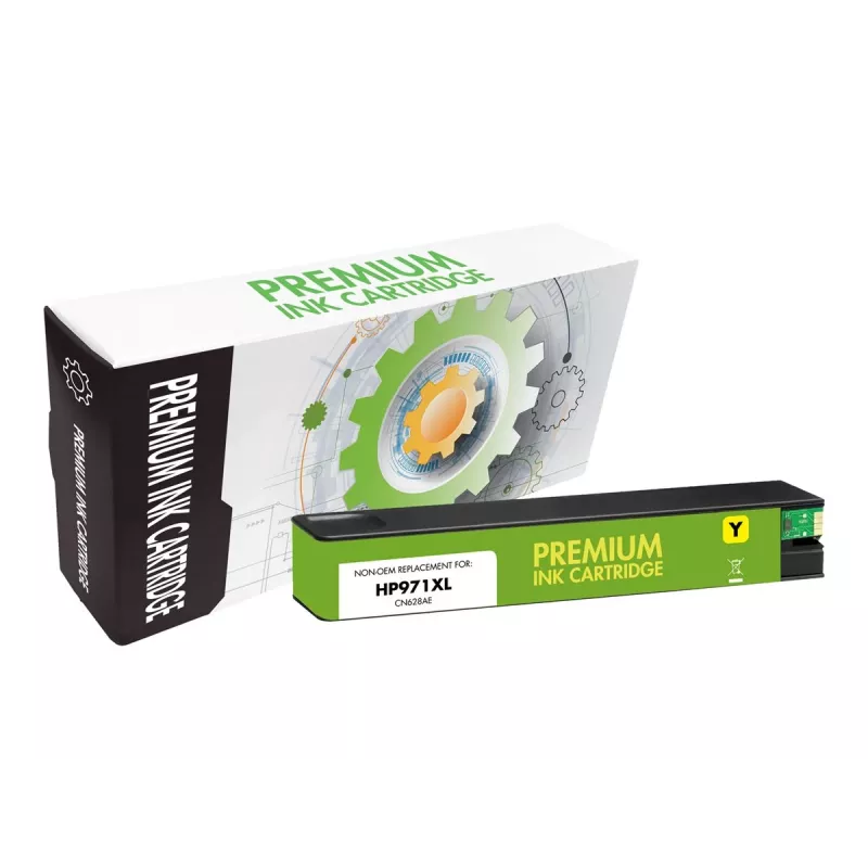 STATIC Cartucho de tinta compatible con HP 981XL amarillo remanufacturado 10.000 páginas