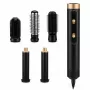 StayBeauty de Extralink M-17934 secador de aire 5 en 1 con tecnología de iones, 1000W, 5 accesorios, calor y velocidad ajustables