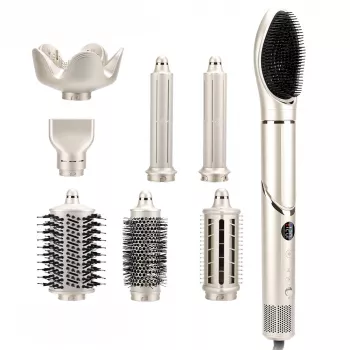 StayBeauty de Extralink M-17959L secador de aire plegable 8 en 1 con ionización, 1400W, 8 accesorios, set de estilismo