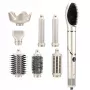StayBeauty de Extralink M-17959L secador de aire plegable 8 en 1 con ionización, 1400W, 8 accesorios, set de estilismo