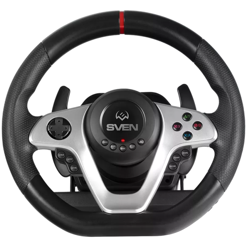 Volante SVEN GC-W1000 con pedales, cambio de marchas, Force Feedback, D-Pad, 17 botones, para Xbox One/PS4/PC/X-D-Inpu