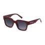 STING SST459-520G96 Gafas de sol unisex, montura negra, lentes grises, 52 mm