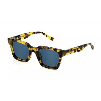 STING SST476-490781 Gafas de sol rectangulares unisex - Lentes grises - Montura de acetato