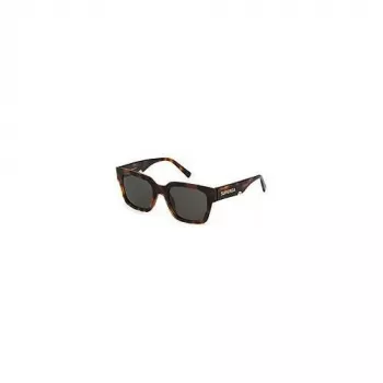STING Gafas de sol unisex SST459-5202BL - Montura negra, lentes azules 52/21/140 mm