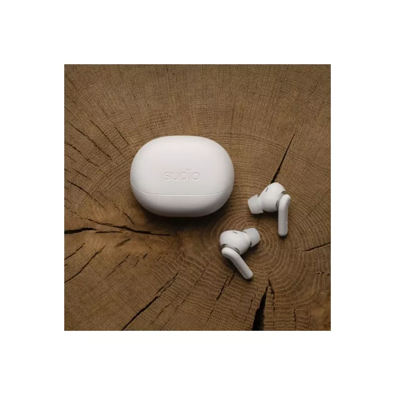 Sudio E4 Pro auriculares inalámbricos, Bluetooth 6.0, Cloud White