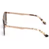 Gafas de sol unisex WEB EYEWEAR WE0190-34G habana acetato marrón lente degradada 52 mm
