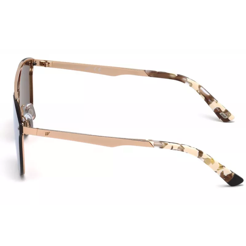 Gafas de sol unisex WEB EYEWEAR WE0190-34G habana acetato marrón lente degradada 52 mm