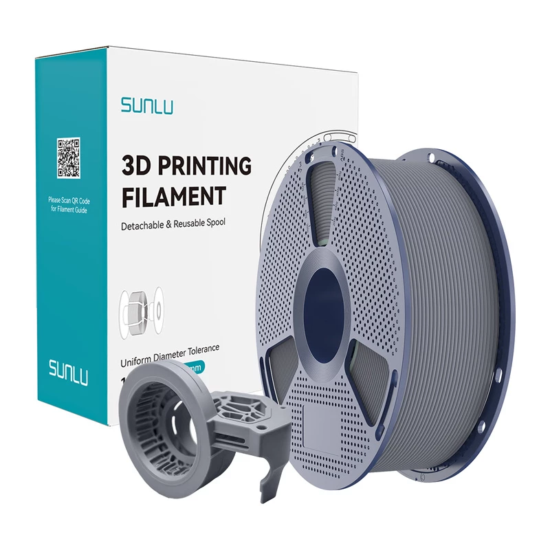 SUNLU PETG High-Speed Matte filamento 1.75 mm gris 1 kg