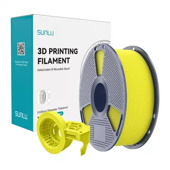 SUNLU PETG High-Speed Matte filamento 1.75 mm 1 kg amarillo