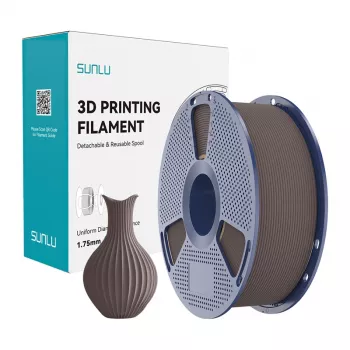 Filamento para impresora 3D SUNLU PLA Classic Schokolade 1,75 mm 1 kg
