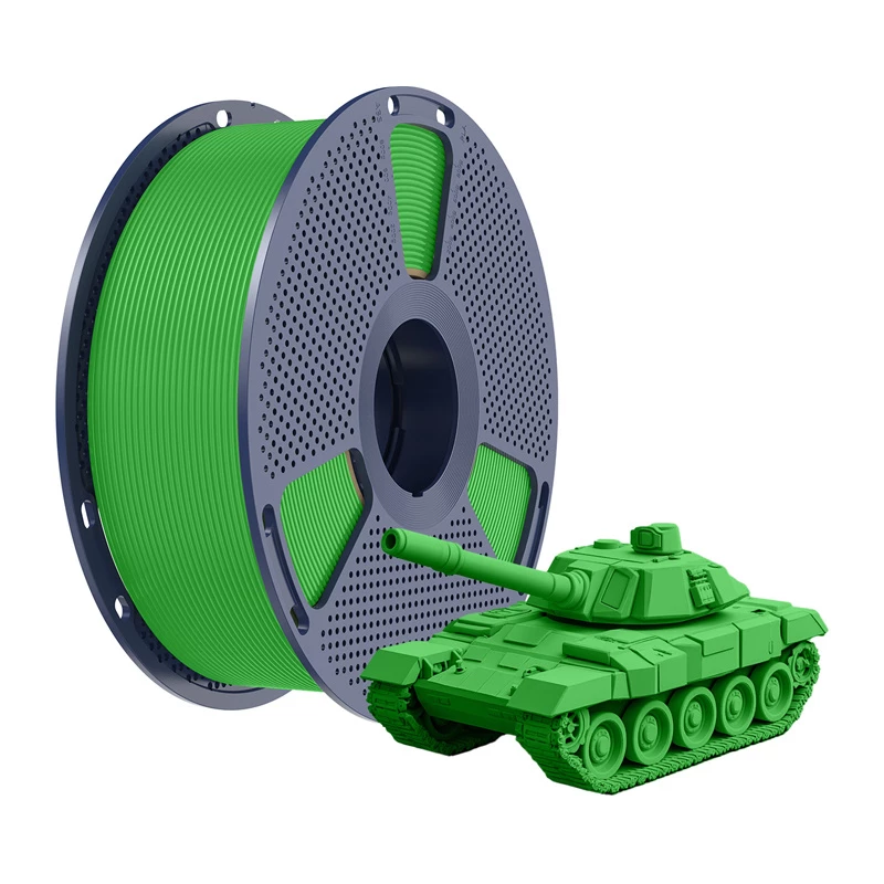 SUNLU PLA+ filamento de alta velocidad para impresora 3D, verde, 1,75 mm, 1 kg