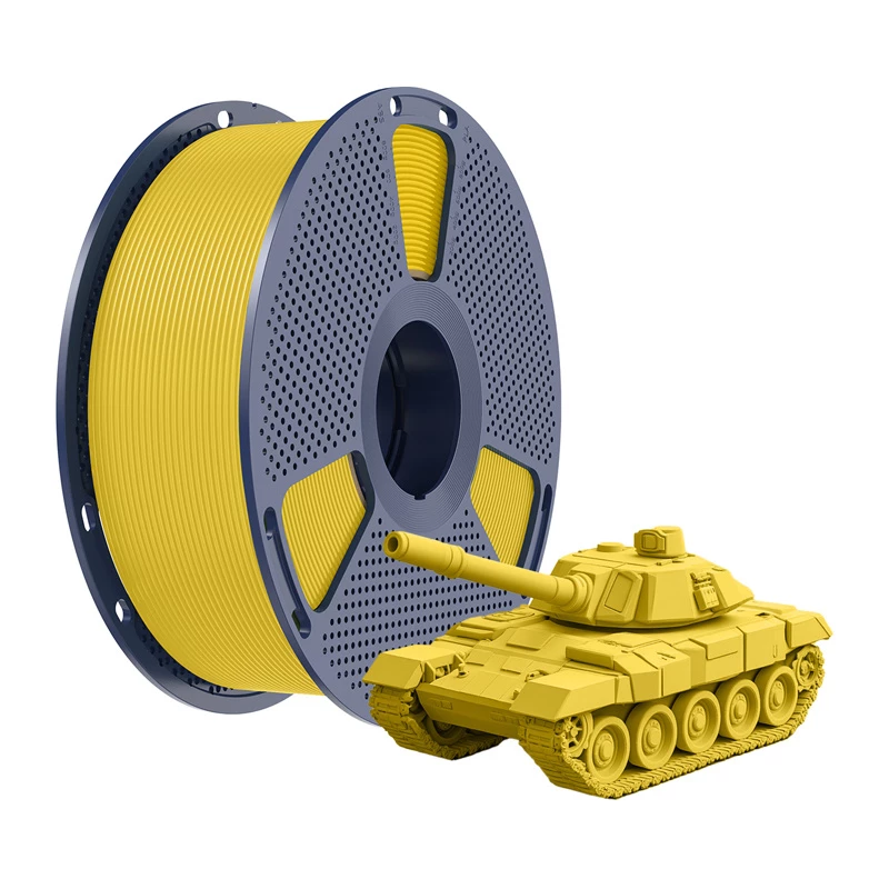 SUNLU PLA+ High-Speed Filamento para impresora 3D, Amarillo, 1,75 mm, 1 kg