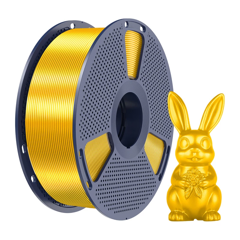 SUNLU PLA+ Silk Gold 1,75 mm 1 kg filamento para impresora 3D