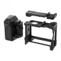 Sunnylife Marco y soporte 2 en 1 para DJI Osmo Action 6 (negro)