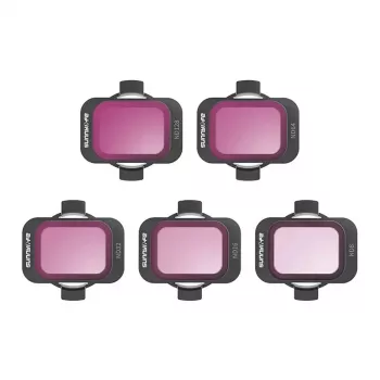 SUNNYLIFE Juego de filtros ND para DJI Avata 2, pack de 5 (ND8, ND16, ND32, ND64, ND128)
