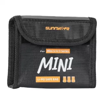 Sunnylife Bolsa de transporte de baterías para DJI Mini 5 Pro (3 baterías), N5P-DC085
