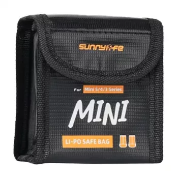 SUNNYLIFE Bolsa de transporte de baterías para DJI Mini 5 Pro (capacidad para 2 baterías), N5P-DC084