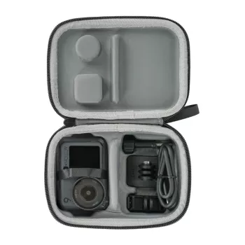 Sunnylife Standard Combo Bolsa de transporte para DJI Osmo Action 6/5/4/3 - Negro (OA6-B131-D)