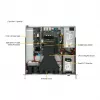 Super Micro 1U Rackmount Servidor barebone AS-1015A-MT, H13SAE-MF, 4x 2,5