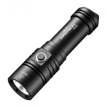 Linterna LED recargable Superfire DL02, 300 lúmenes, USB-C, IPX4