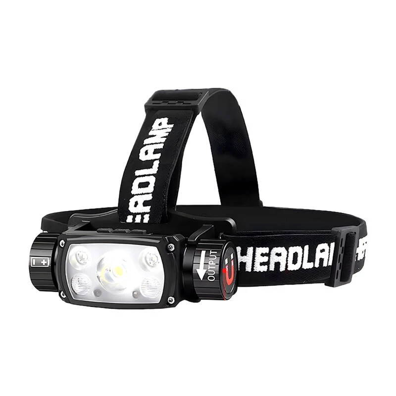 Linterna frontal Superfire HE11, 640 lm, 20 W, 6 modos, 100 m