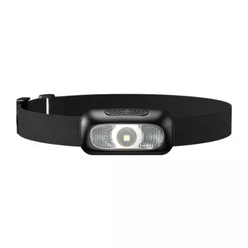 Linterna frontal LED recargable HL05-L con sensor de movimiento, 1000 lúmenes, USB-C, IP44, SUPERFIRE negra