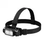 Linterna frontal LED recargable SUPERFIRE HL106, 1200 lúmenes, USB-C, IPX4, alcance 200 m, 5 modos, ángulo ajustable, negro