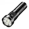 Linterna LED recargable por USB-C Superfire L24, 2500 lúmenes, alcance de 500 m, IP44, negra