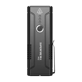 Linterna Superfire M12 - 8000 lm, 6 modos, impermeable