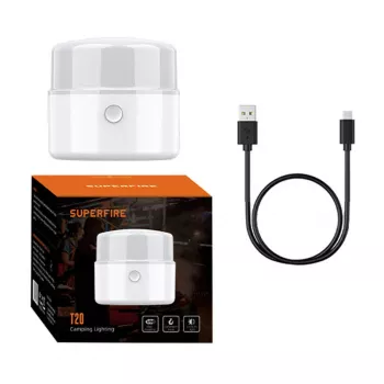 Superfire T20 lámpara de camping 180lm USB