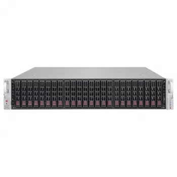 Supermicro SC216 BE1C-R609JBOD Carcasa JBOD 2U 24x2,5 pulgadas Hot-Swap SAS3 con 2 fuentes de alimentación redundantes de 600W
