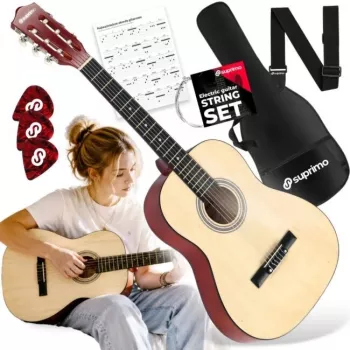 Guitarra clásica SUPRIMO CG34 NT 3/4 36 pulgadas Natural