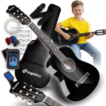 SUPRIMO JRC SET BK guitarra clásica 1/4 negra