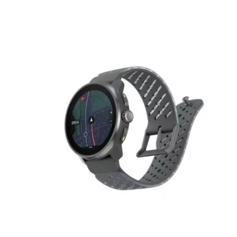 Suunto Race S Graphite reloj GPS multisport con pantalla táctil AMOLED de 1,32 inch, acero inoxidable, medición de frecuencia cardíaca, resistencia al agua 100m