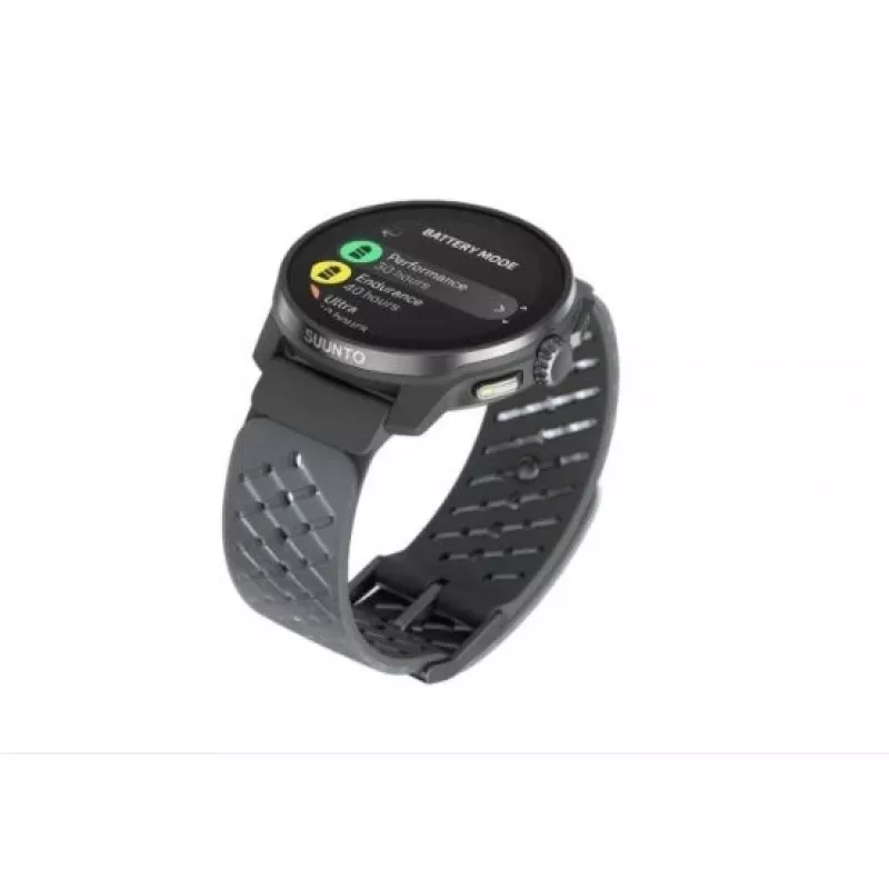 Suunto Race S Graphite reloj GPS multisport con pantalla táctil AMOLED de 1,32 inch, acero inoxidable, medición de frecuencia cardíaca, resistencia al agua 100m