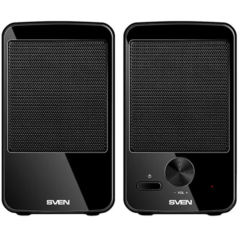 SVEN 312 sistema de altavoces alimentado por USB 2x2W con interruptor de encendido/apagado frontal y control de volumen