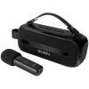 SVEN PS-255 altavoz, negro (12W, Bluetooth, FM, USB, micrófono de karaoke, 3600mAh)