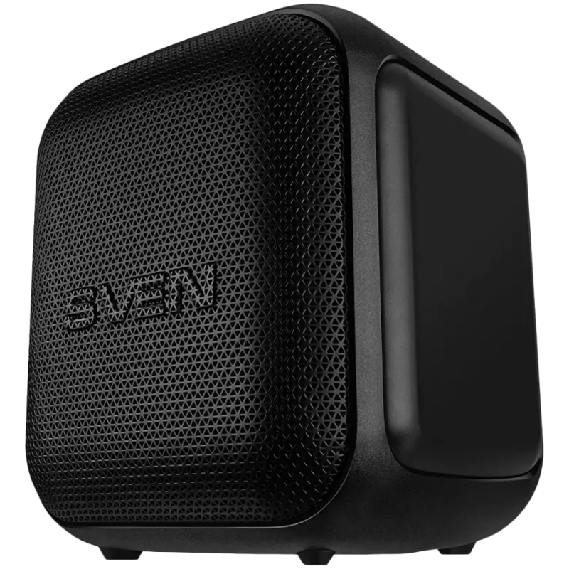 SVEN PS-880 altavoz Bluetooth portátil, 110W RMS, TWS, FM, USB, microSD, pantalla LED, batería de litio, negro