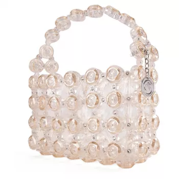 Bolso clutch Swarovski Millenia blanco con cristales bañados en rodio para mujer 5625817