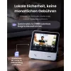 Switchbot SWB VDB-M-SW - Videoportero WiFi con pantalla en color de 4,3