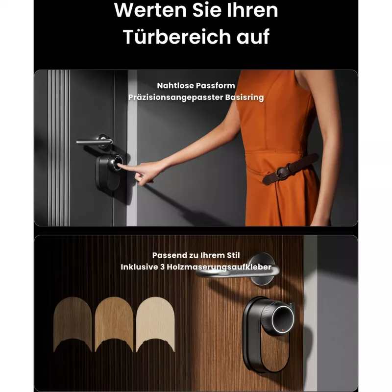 SwitchBot Ultra Touch pack negro, Lock Ultra negro, Keypad Touch, Hub Mini