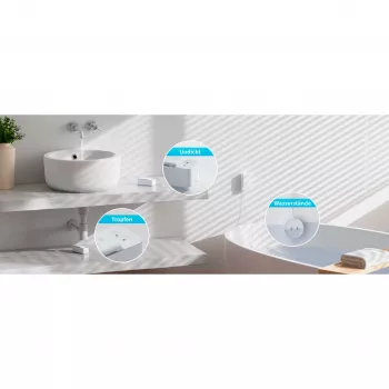 SwitchBot Detector de fugas de agua Wi-Fi con cable sensor