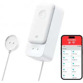 SwitchBot Detector de fugas de agua Wi-Fi con cable sensor